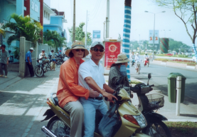 Theasa Tuohy touring Vietnam