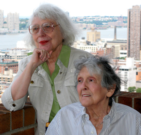 Authors Kay Williams and Eileen 'Jo' Wyman